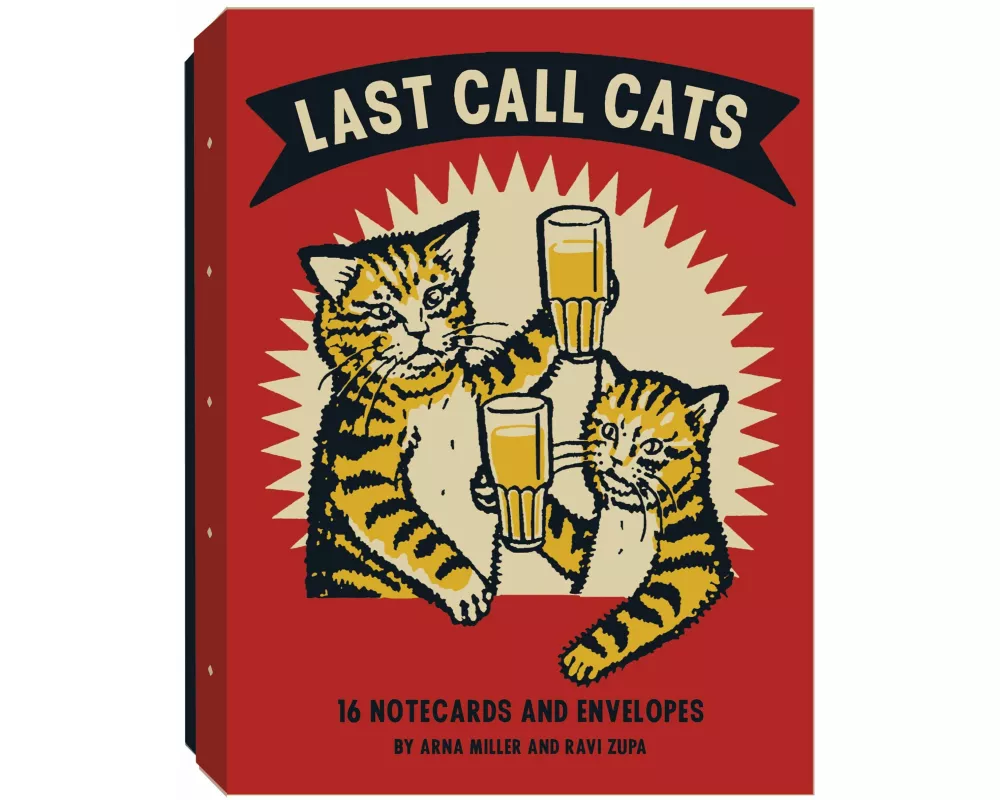 Last Call Cats Notecards