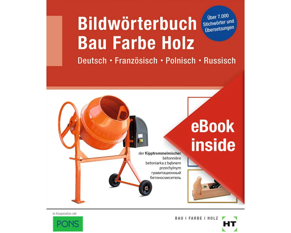 eBook inside: Buch und eBook Bildwörterbuch Bau Farbe Holz