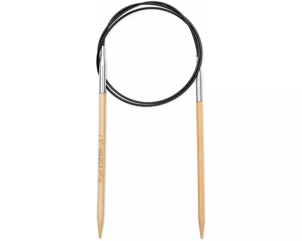 Prym 1530 Rundstricknadel BAMBUS 4.50 mm, 80 cm