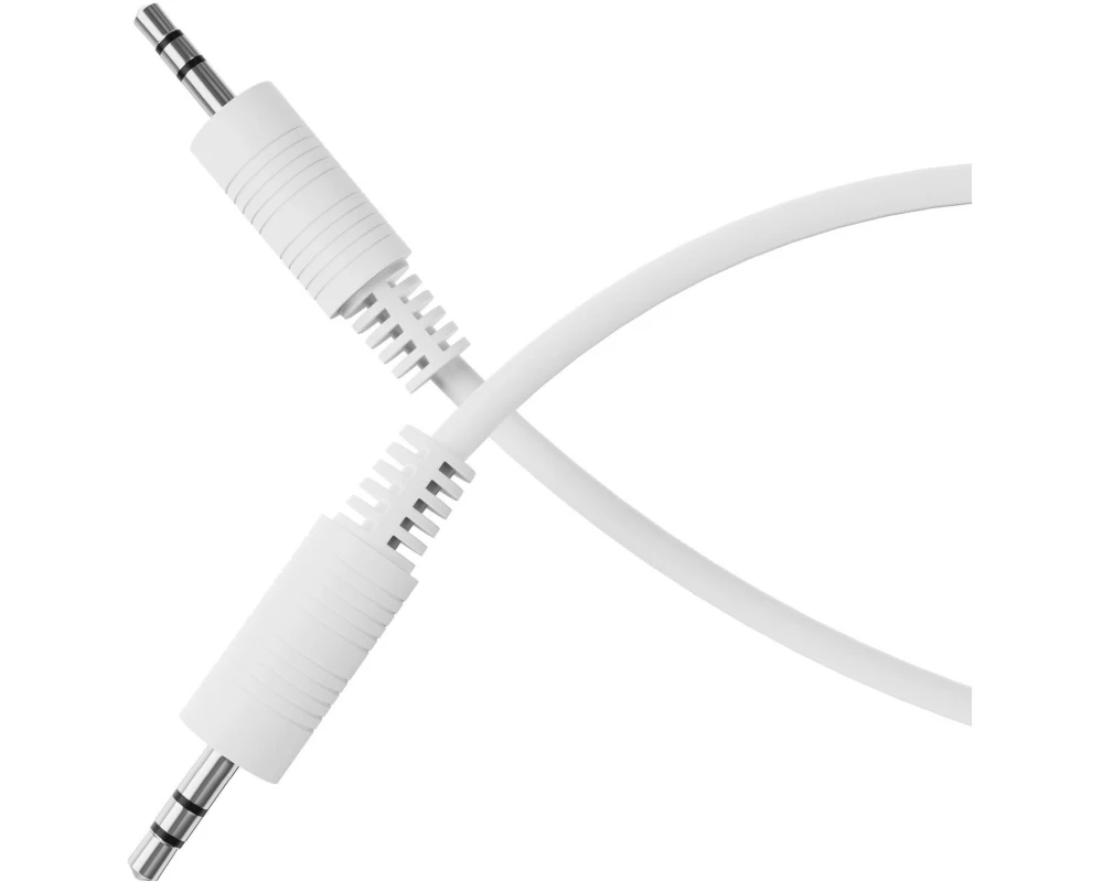 HDSupply Audio-Kabel 3.5 mm Klinke - 3.5 mm Klinke 1.5 m, Weiss