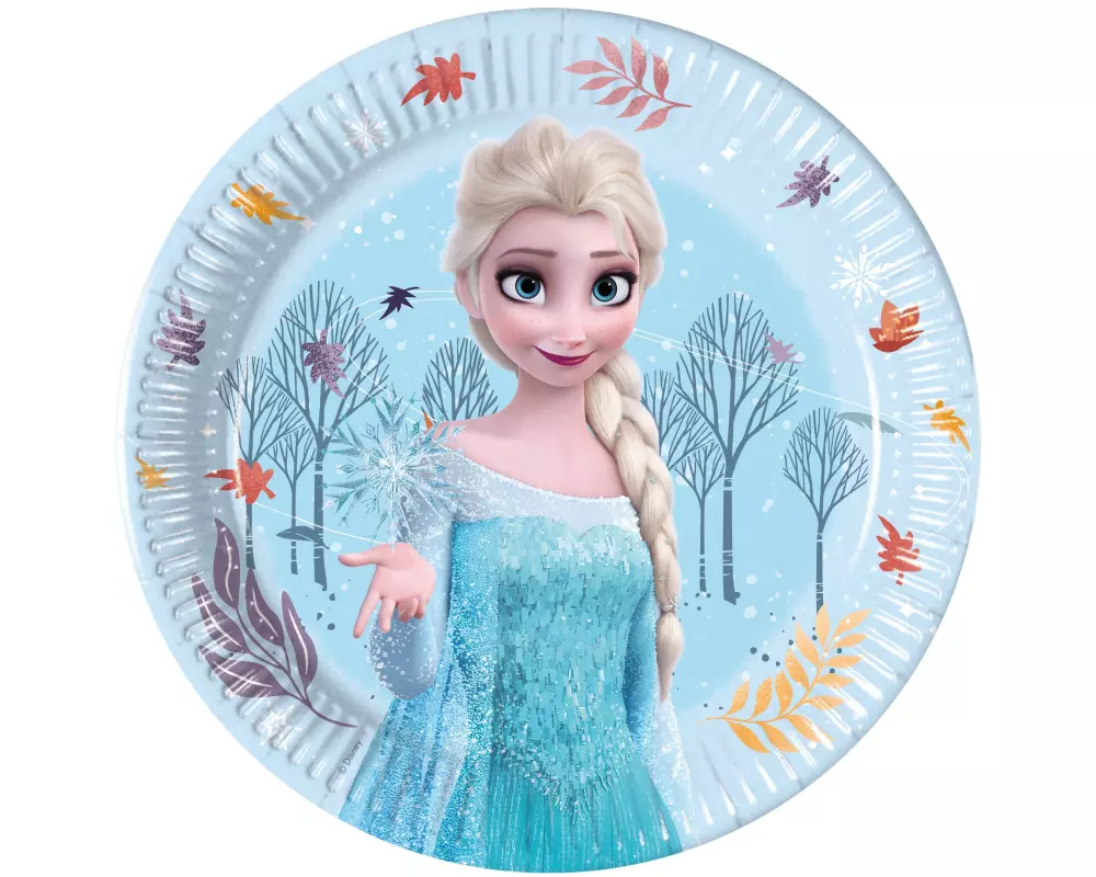 We fiesta Party Einwegteller Die Eiskönigin 20 cm, 8 Stück