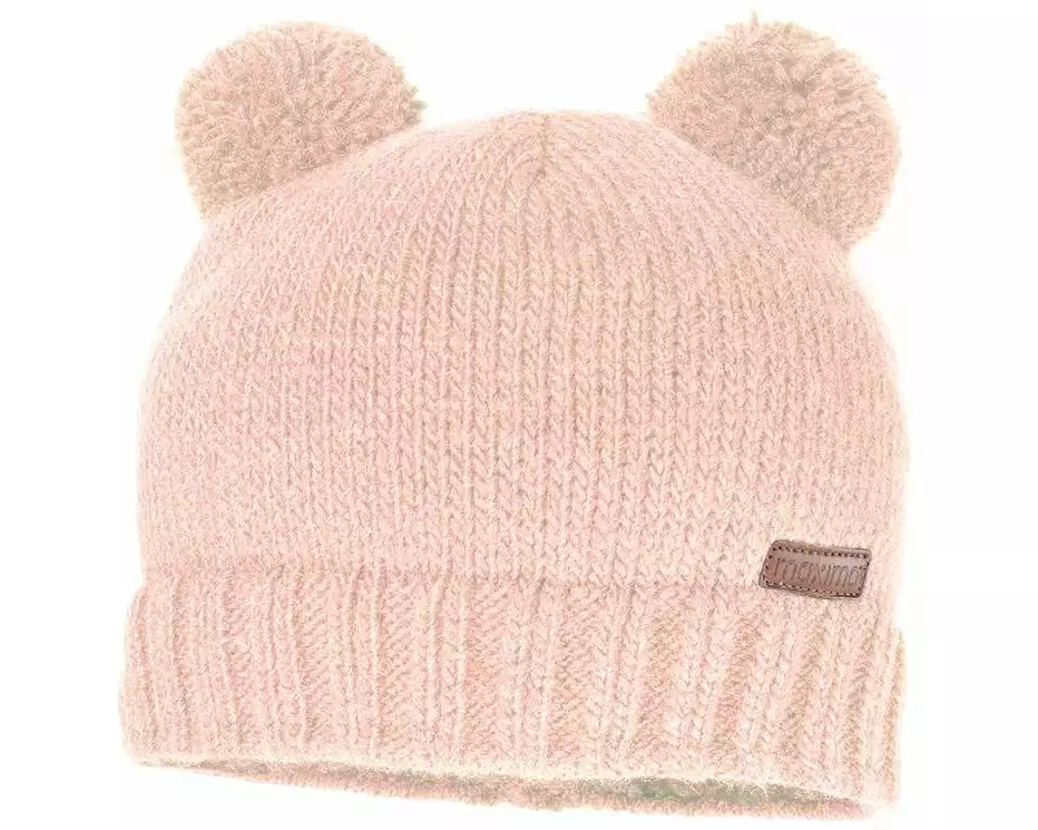 maximo Wintermütze Pompons Blassrosa Gr. 47