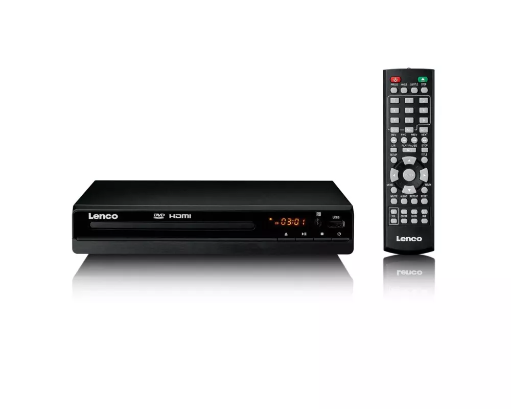 Lenco DVD-Player DVD-121BK USB HDMI SCART
