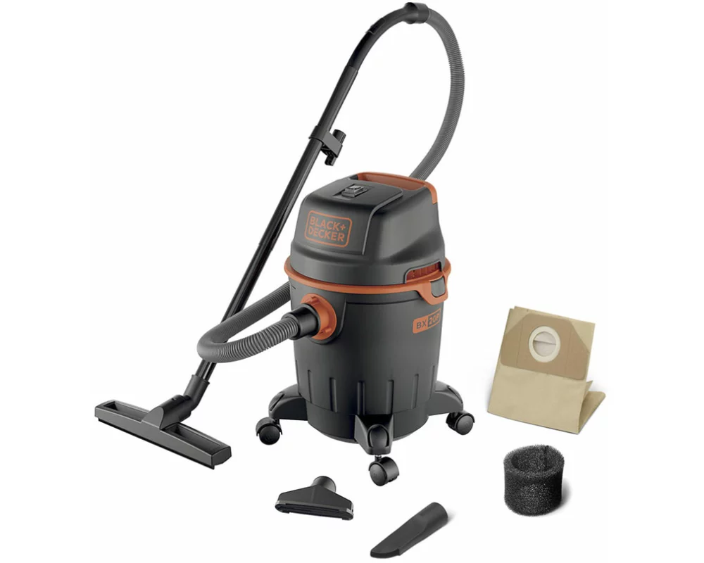 BLACK + DECKER BXVC20PE Nass- und Trockensauger 20L 1.2KW