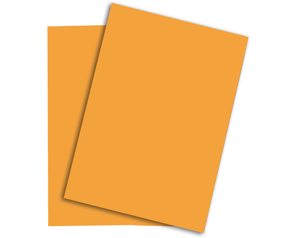 PAPYRUS Rainbow Papier FSC A3 88042418 mittelorange, 160g 250 Blatt