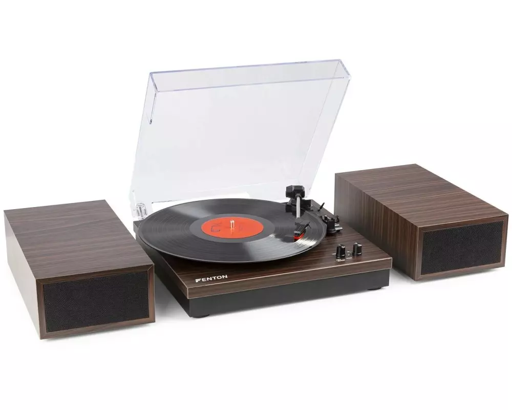 Fenton Plattenspieler RP165D Dunkelbraun