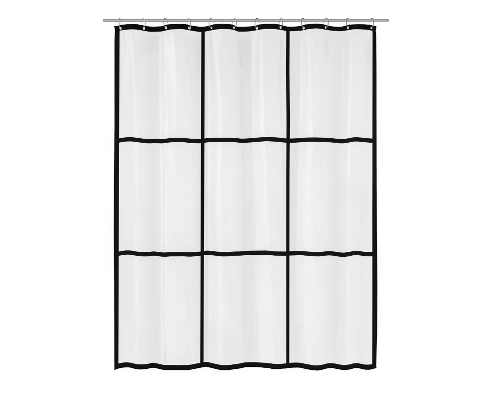 Kleine Wolke Duschvorhang Brooklyn 180 x 200 cm, Weiss