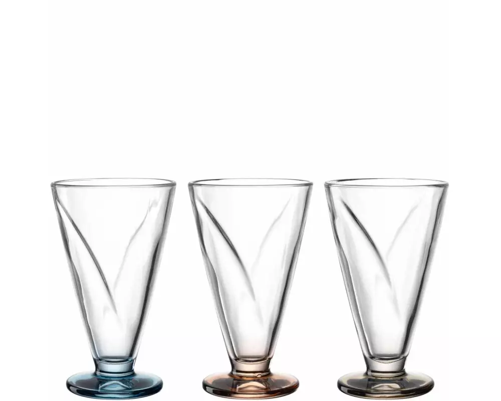 Leonardo Schale Cono 6 Stück, Mehrfarbig