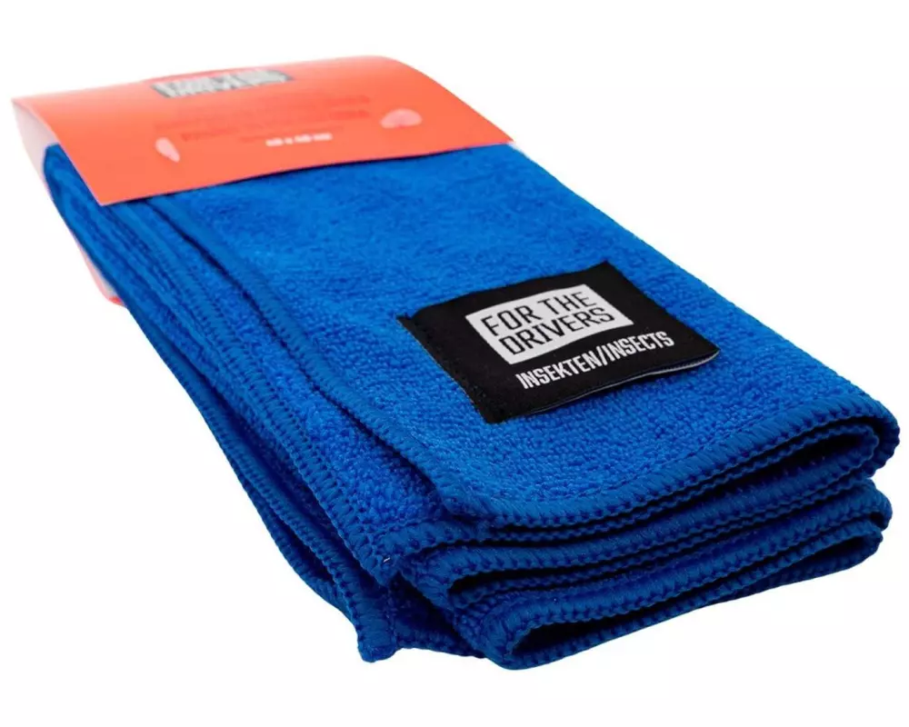 For The Drivers Mikrofasertuch Insekten 40 x 40 cm, dunkelblau
