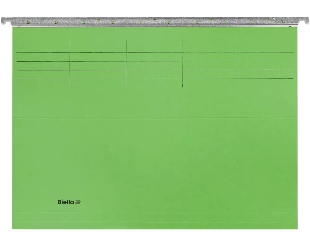 Biella Hängeregister A4, 32 x 25 cm, Hellgrün, 1 Stück