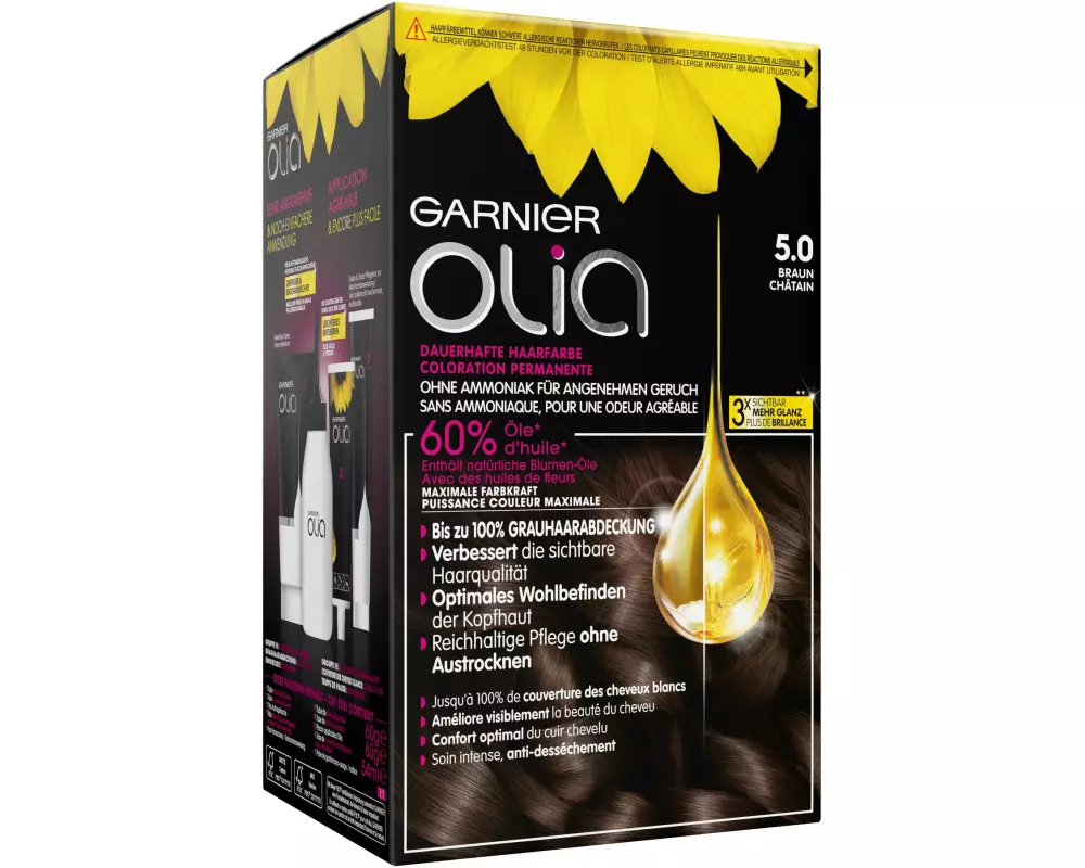 Garnier Haarcoloration Olia 5.0 Braun