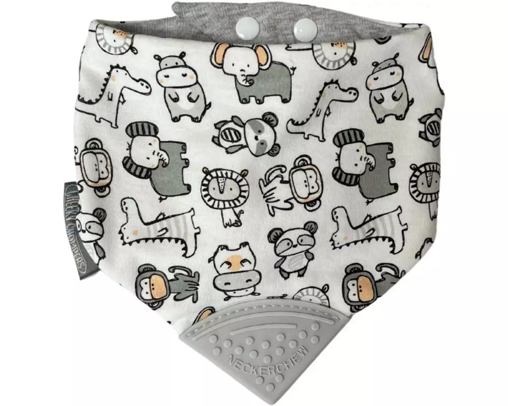 Cheeky Chompers Beisslätzchen Neckerchew Panda Pals 45 x 18 cm