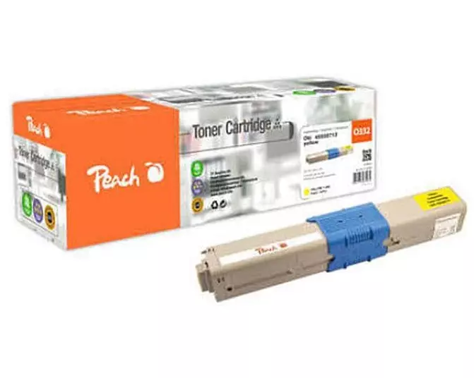 Peach Toner OKI 46508713 Yellow