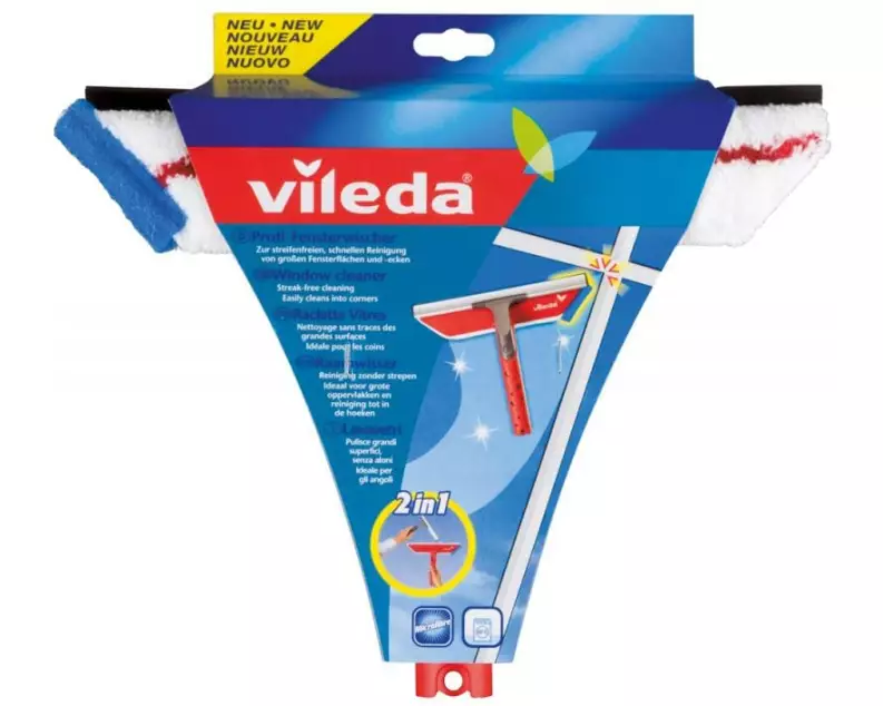 Vileda Fensterwischer Profi Rot