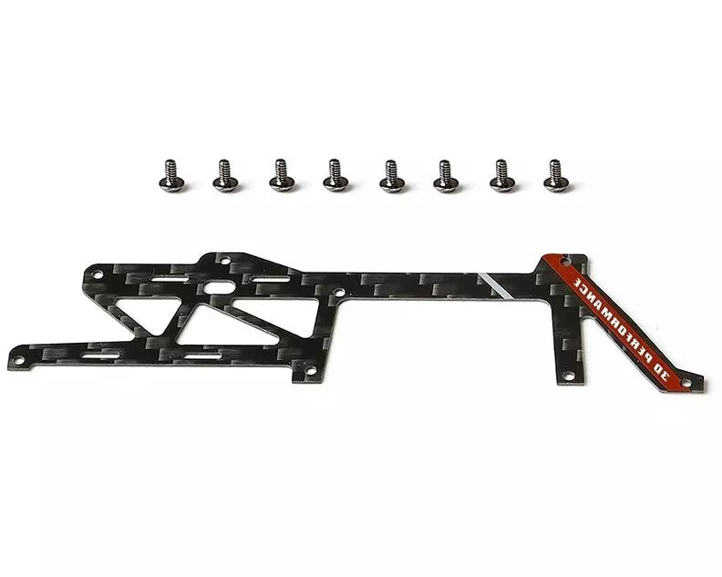 OMPHobby Seitenplatte Links CFK Rot M1 Evo