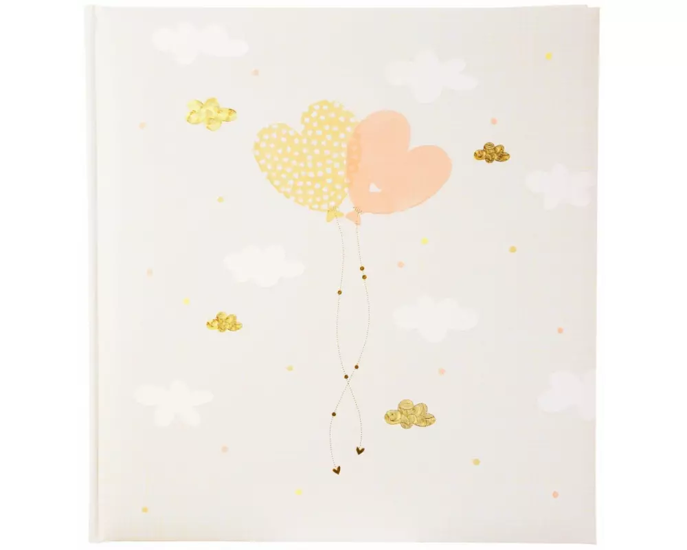 Goldbuch Hochzeitsalbum Ballooning Hearts Mehrfarbig