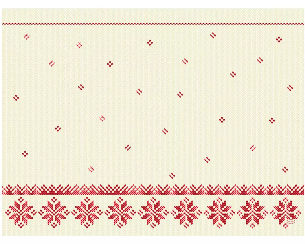 Duni Tischset Knitted Traditions, Papier, 30 x 40 cm, 1000 Stück