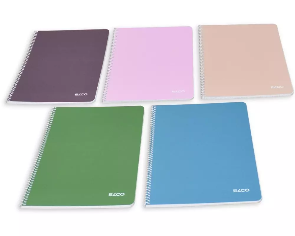 ELCO Spiralheft A4, kariert, 50 Blatt, 10 Stück