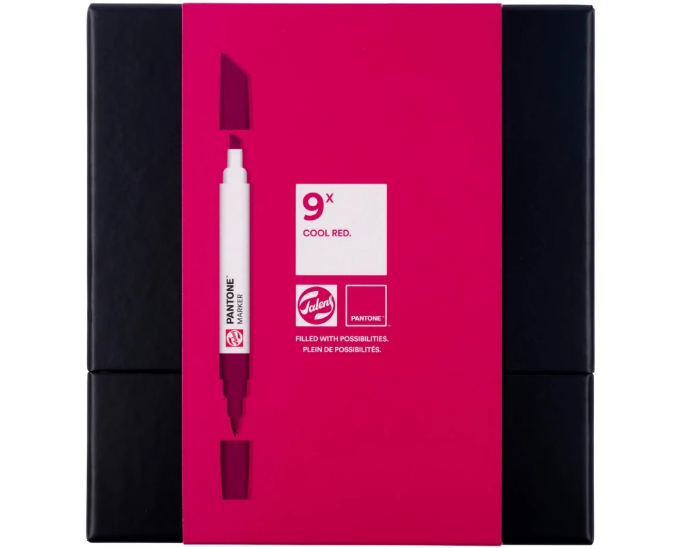 Talens Pantone Marker Set 9x Rot