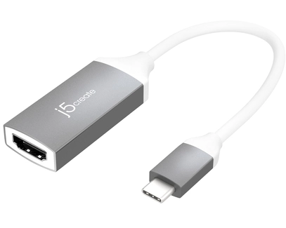 j5create JCA153G-N USB-C to 4K HDMI Adapter. USB version: 2.0/3.2 Gen 1 (3.1 Gen 1), USB connector type: USB Type-C, USB connector gender: Male. Product colour: Grey, White, Housing material: Aluminium, Cable type: USB-C. Power consumption (max): 0.7 W, Output voltage: 5 V. Other operating systems supported: Android. Width: 23 mm, Depth: 68 mm, Height: 14 mm