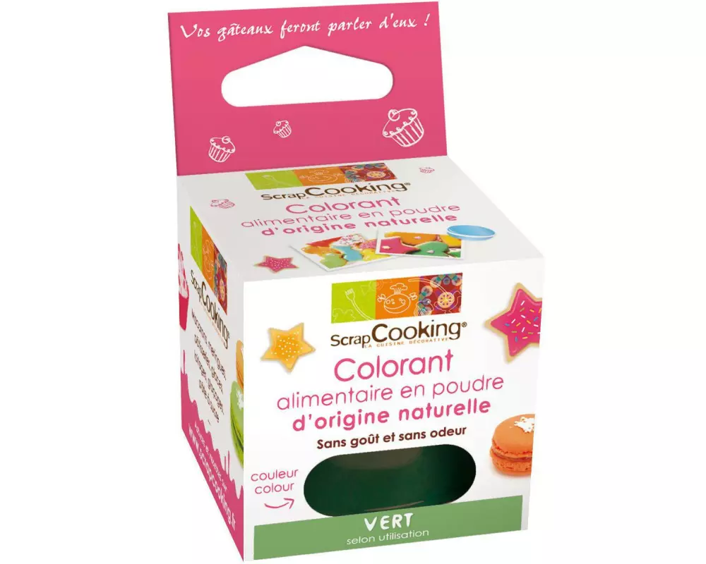 ScrapCooking Lebensmittelfarbenpulver Grün