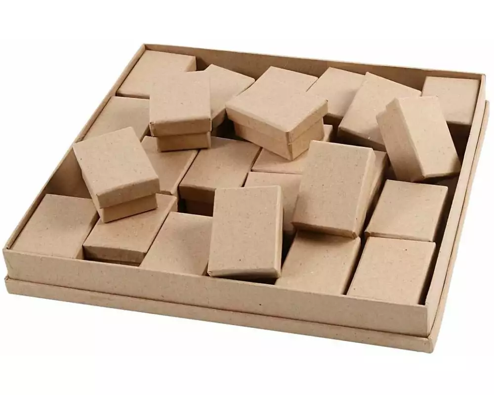 Creativ Company Papp-Schachtel 5 x 7 x 3.5 cm, 24 Stück