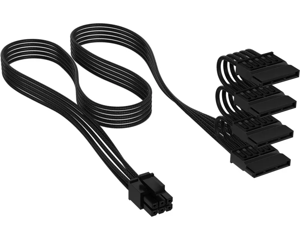 Corsair Stromkabel SATA Power Schwarz, 16 cm