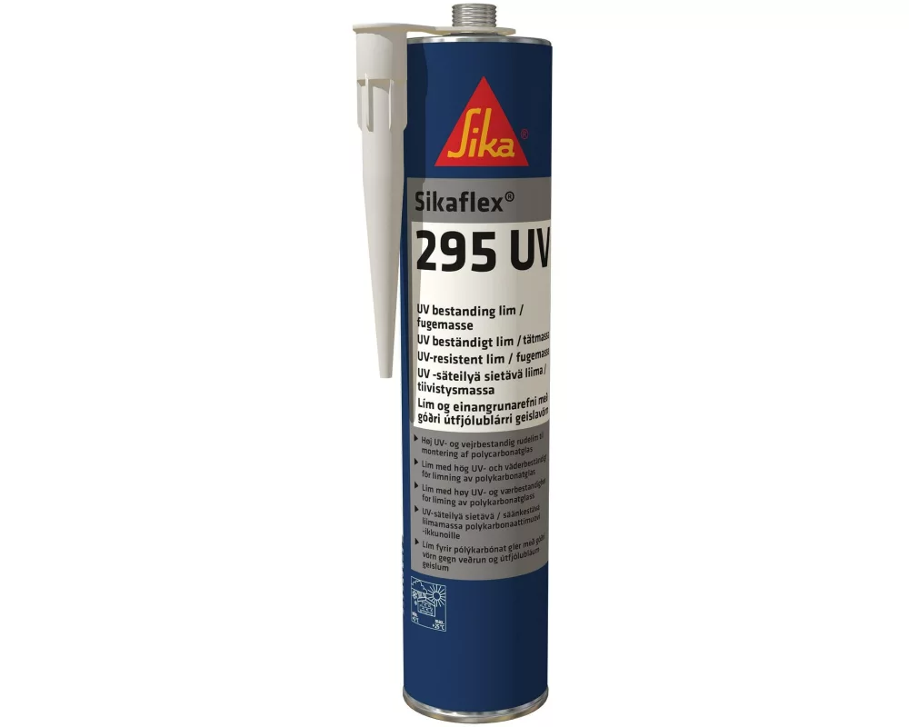 Sika Sikaflex 295 UV, 300 ml Kartusche, schwarz schwarz 300 ml