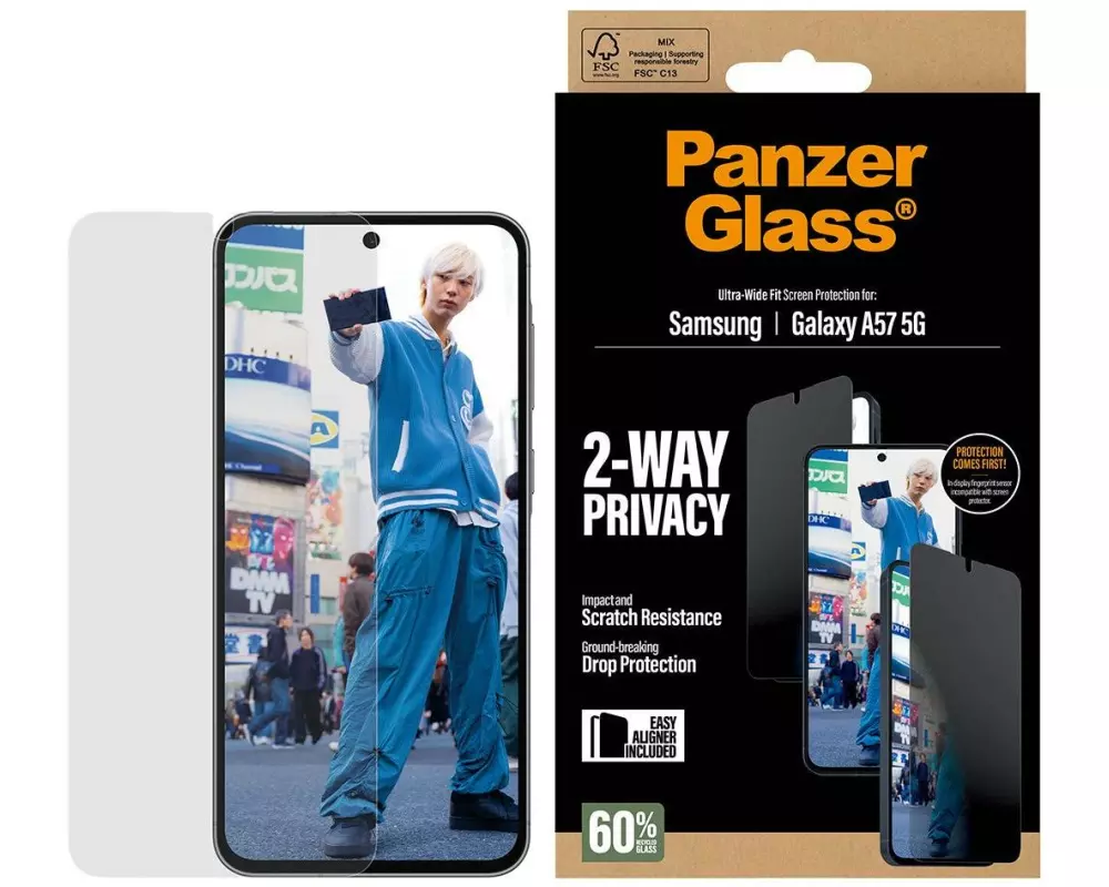 Panzerglass Displayschutz Ultra Wide Fit Privacy Galaxy A57