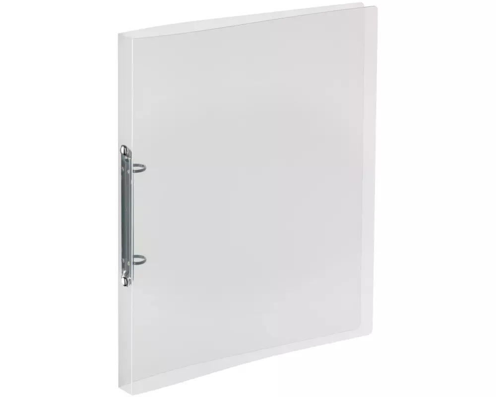 Kolma Ringbuch Easy Soft Ø 2.1 cm, Transparent/Weiss