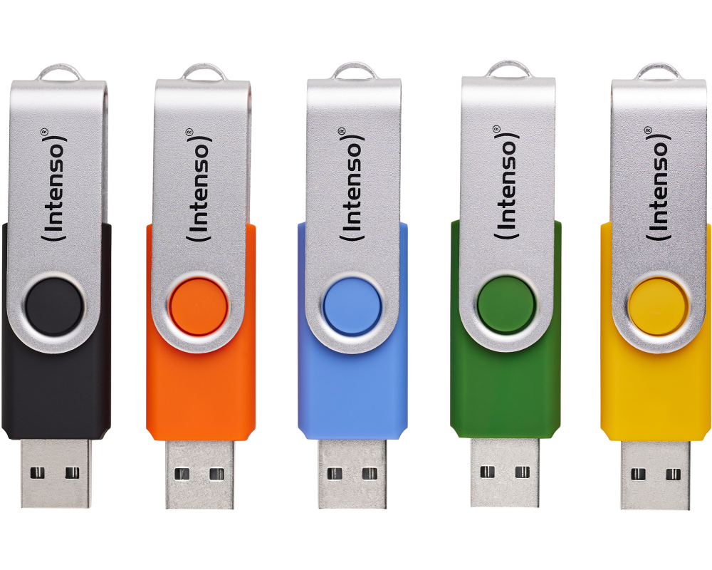 INTENSO USB-Stick Basic Line 5x8GB 3503565 UBS 2.0 Multipack