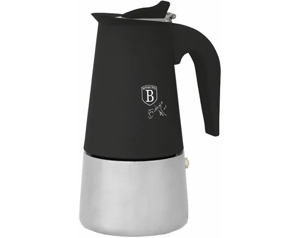 Berlinger Haus Espressokocher 6 Tassen Black Silver Collection