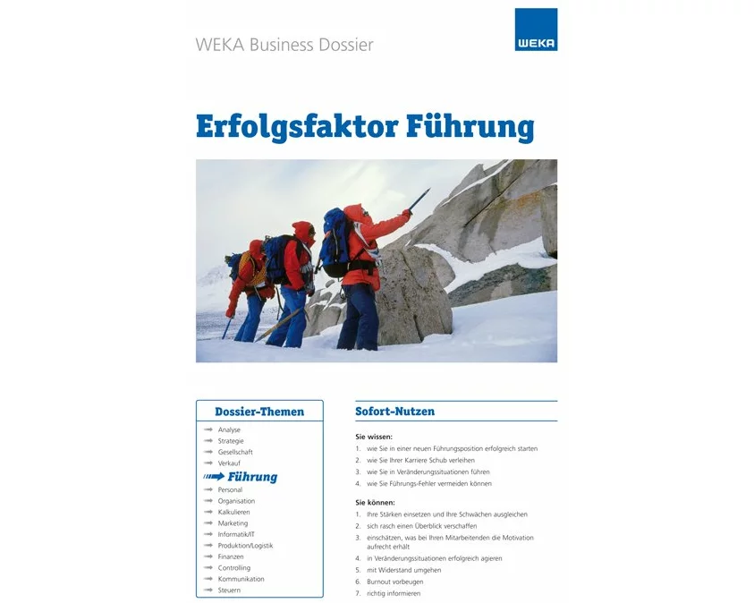 Erfolgsfaktor Führung