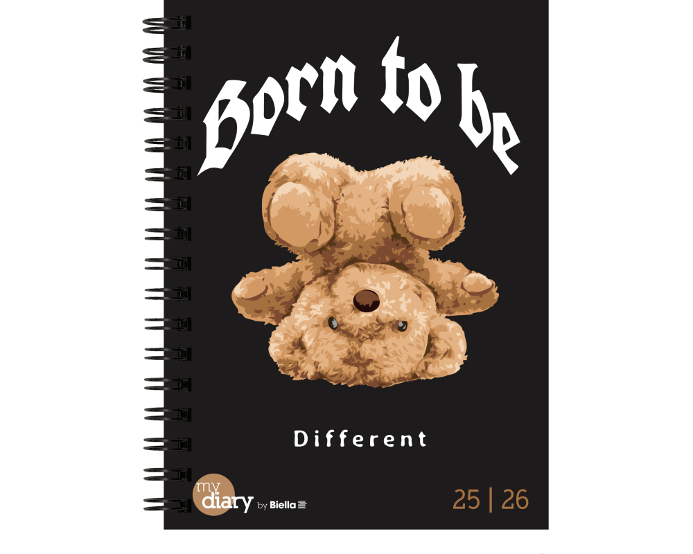 BIELLA Schüleragenda Teddy 25/26 806517820026U 1W/2S 12x16.5cm