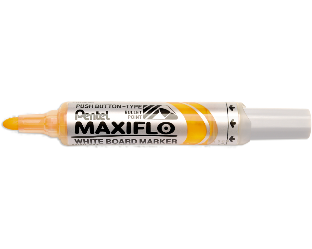 PENTEL Whiteboard Marker 6mm MWL5M-G gelb
