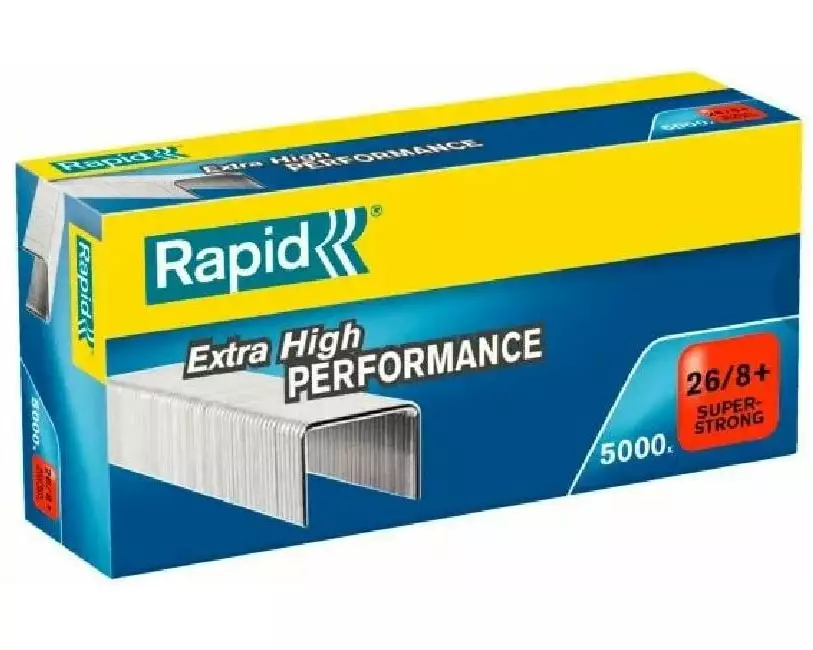 Rapid Heftklammern Super Strong, 26/8, 5000 Stück