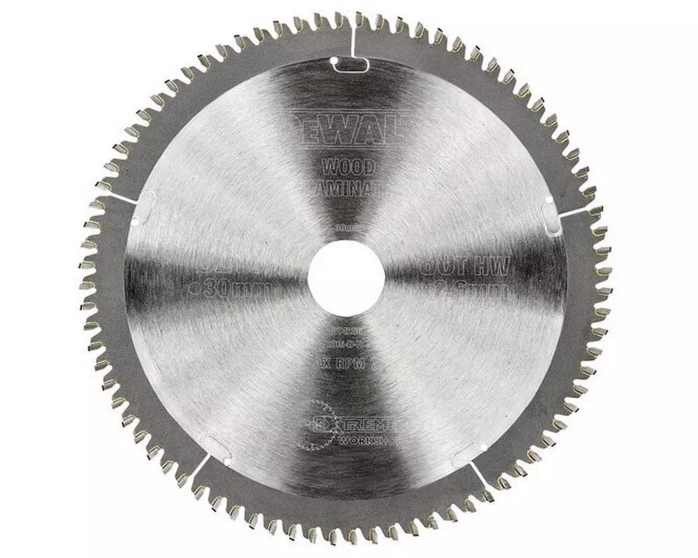 DEWALT Kreissägeblatt 216/30 mm 80TFZ