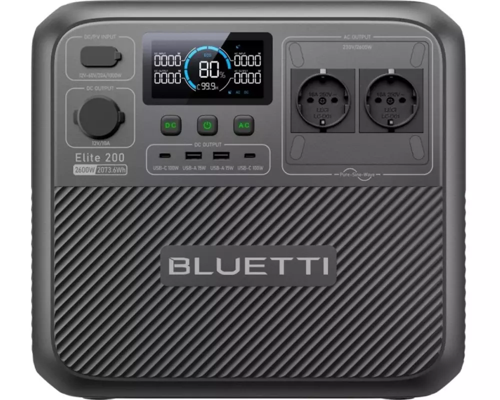 BLUETTI Power Station Elite 200 V2 2600W