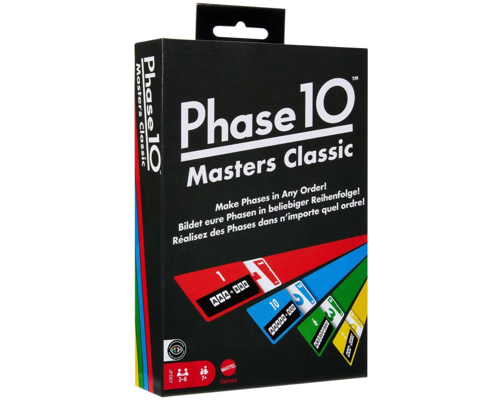 Mattel Spiele Kartenspiel Phase 10 Masters Classic