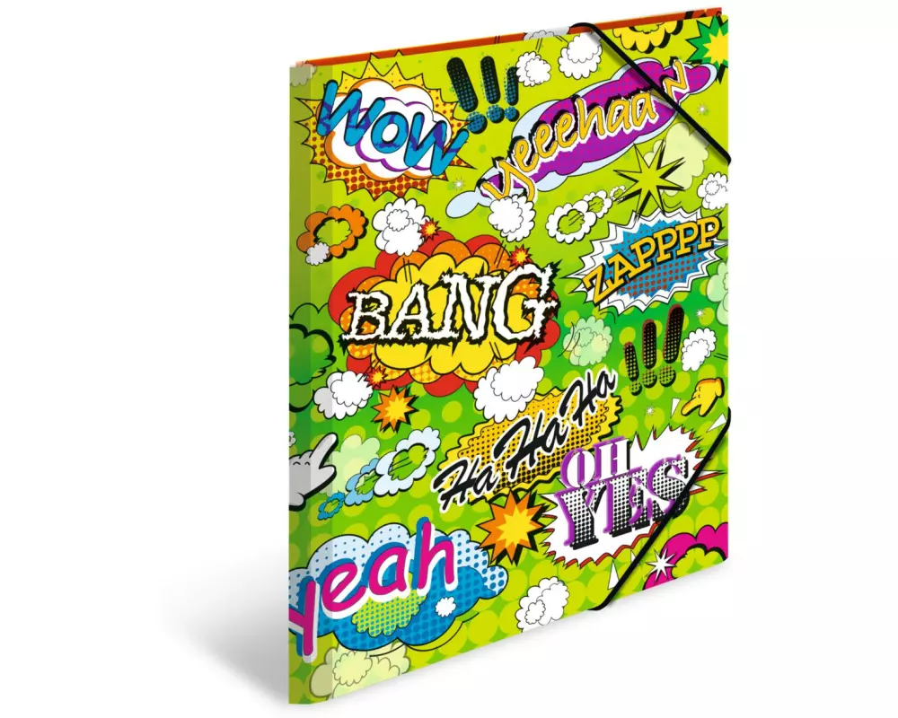 HERMA Gummibandmappe A3 Comics, Polypropylen, mit Innendruck