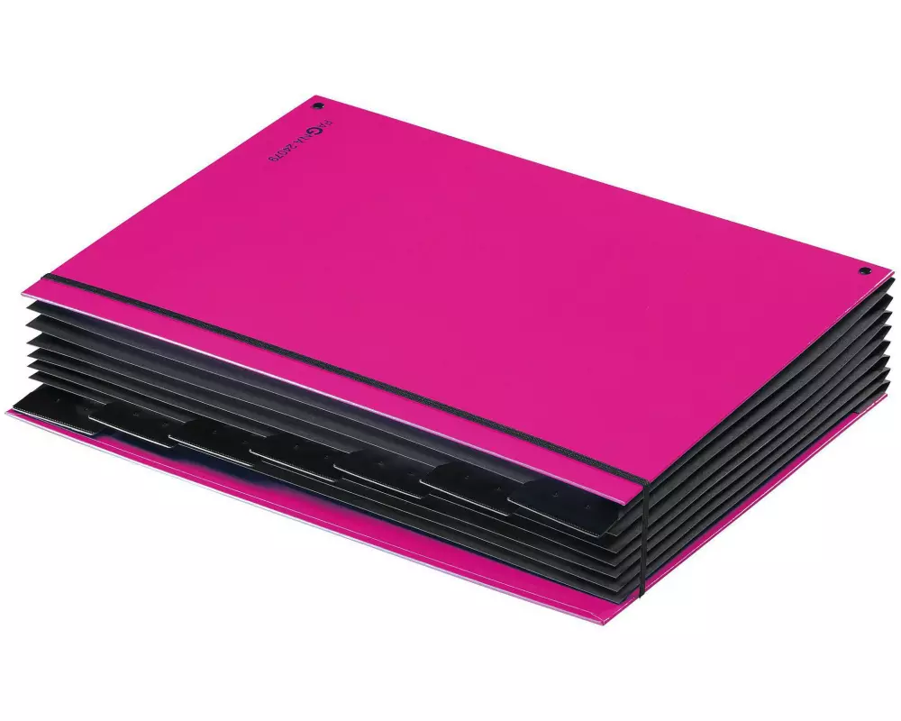 Pagna Ordnungsmappe A4 Trend Pink, 7 Fächer