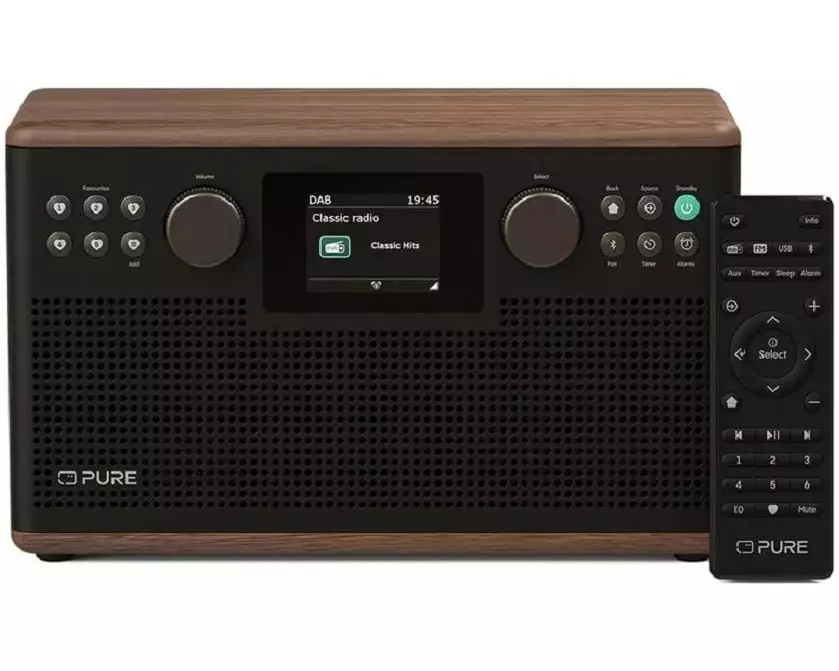 Pure DAB+ Radio Classic H6 Schwarz