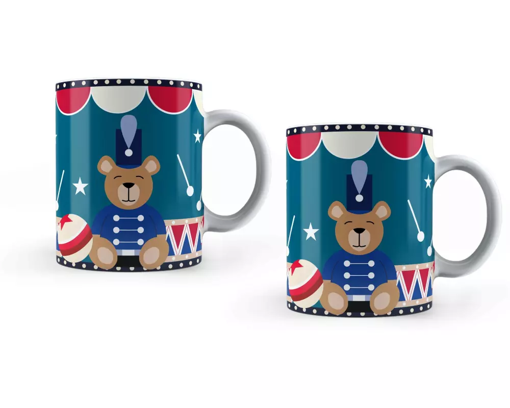 Bialetti Kaffeebecher 330 ml, 2 Stück, Mehrfarbig