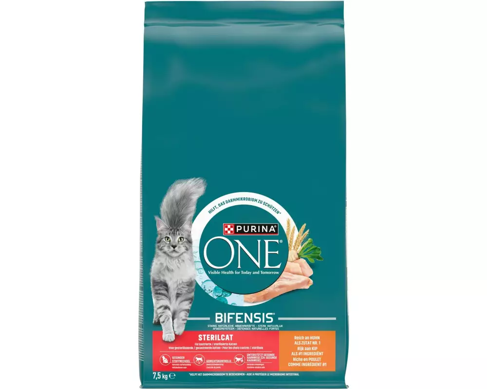Purina ONE Trockenfutter Sterilcat Huhn & Weizen 7.5 kg