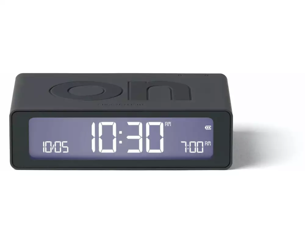 Lexon Digitalwecker Flip Mini Anthrazit