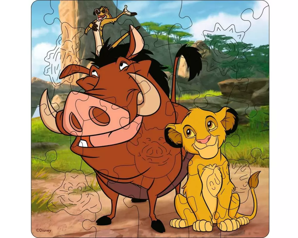 Ravensburger Puzzle Lion King Holz-Puzzle 22 Teile Holz 22 Teile