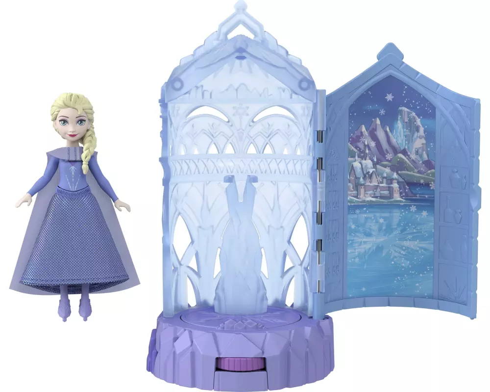 Disney Frozen Spielset Eiskönigin Eisschloss-Drehüberraschung