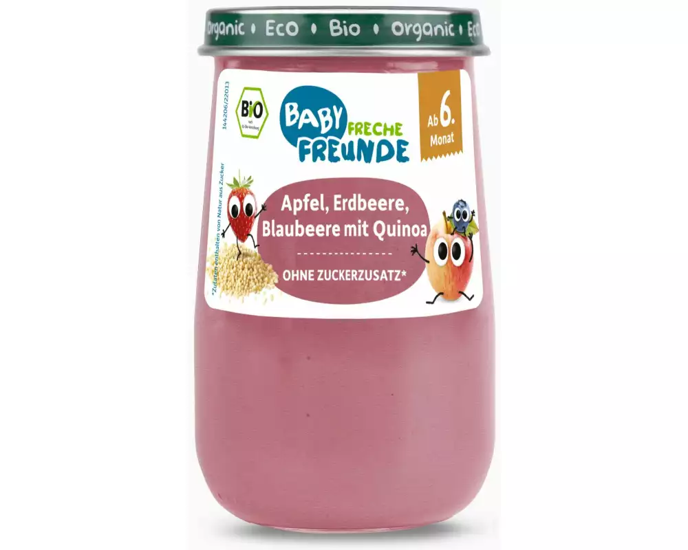 Freche Freunde Früchte Apfel, Erdbeere & Quinoa 190 g