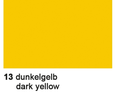 URSUS Fotokarton 70x100cm 3881413 300g, dunkelgelb