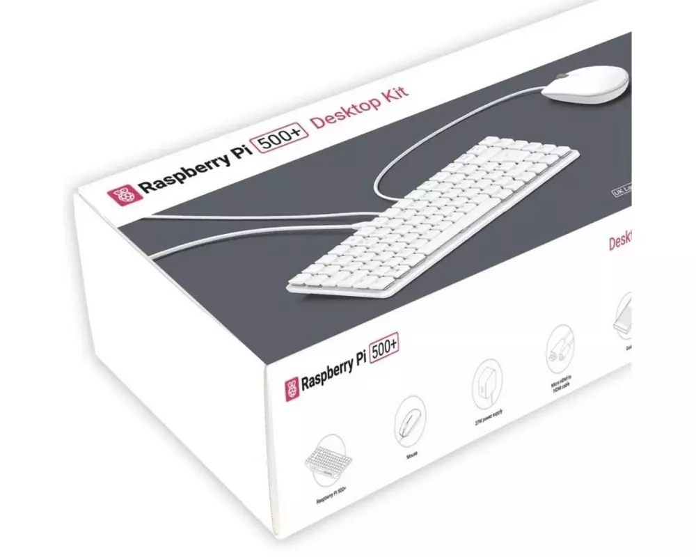 Raspberry Pi Raspberry Pi 500+ FR inkl. Netzteil, Maus & HDMI-Kabel